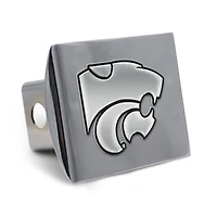 WinCraft Kansas State Wildcats Premium Metal Chrome Hitch Cover