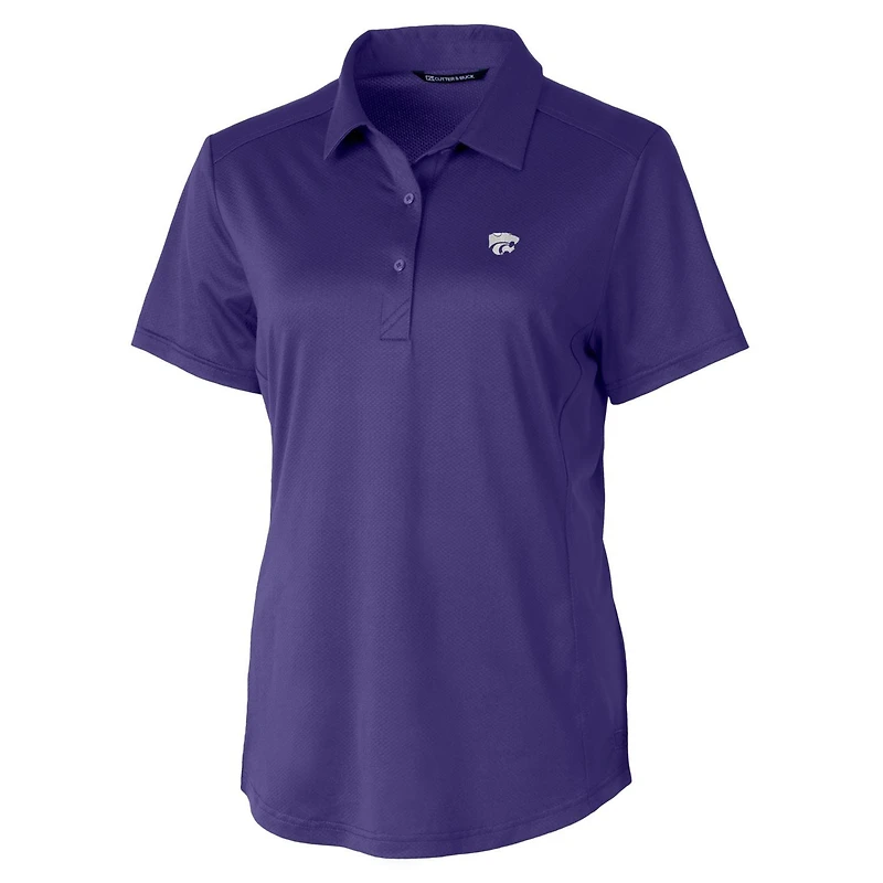 Women's Cutter & Buck Purple Kansas State Wildcats Prospect Polo