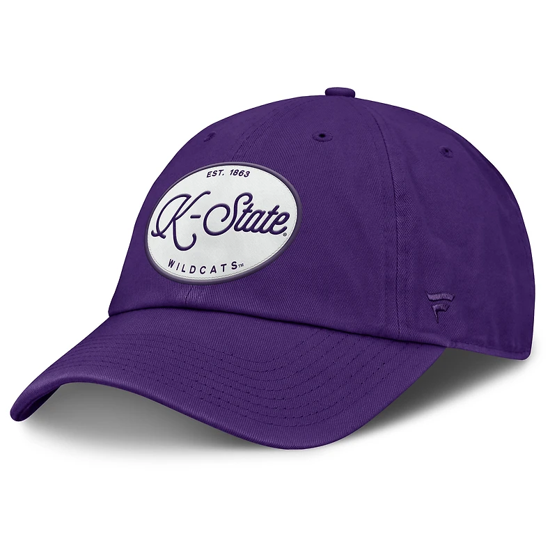 Casquette ajustable violette Candid des Wildcats du Kansas pour femmes