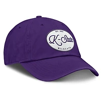 Casquette ajustable violette Candid des Wildcats du Kansas pour femmes