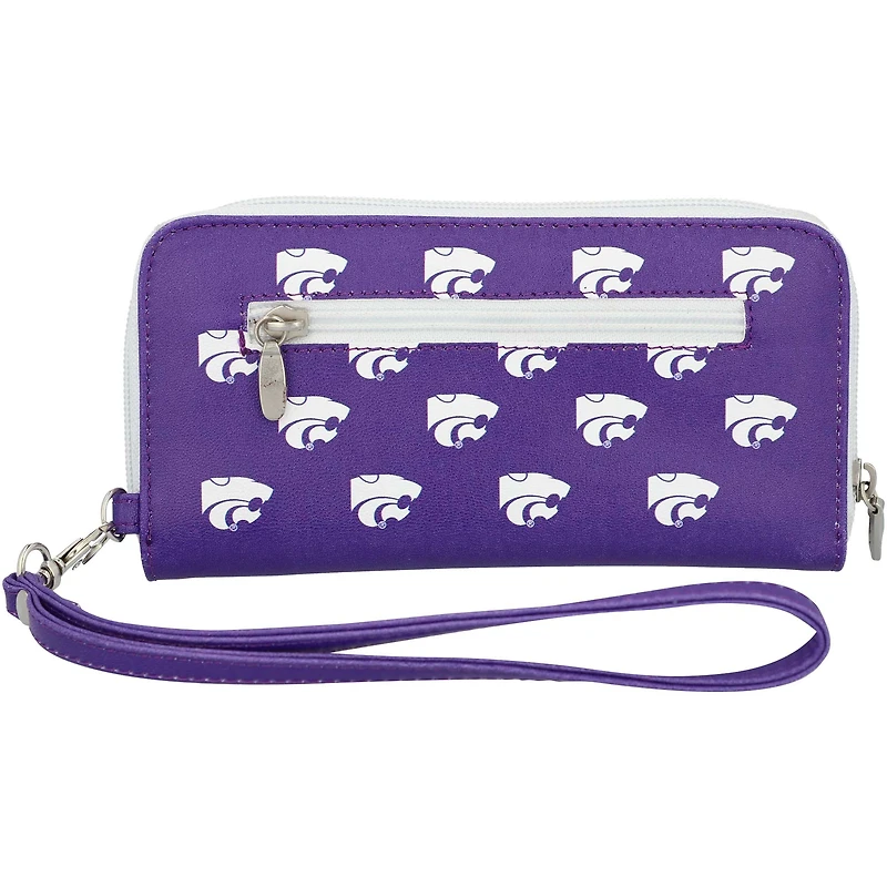 Women's Kansas State Wildcats Zip-Around Wristlet Wallet