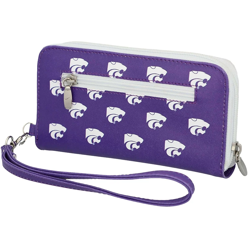 Women's Kansas State Wildcats Zip-Around Wristlet Wallet