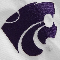Sweat à capuche entièrement zippé avec nom arqué blanc pour femme Stadium Athletic Kansas State Wildcats