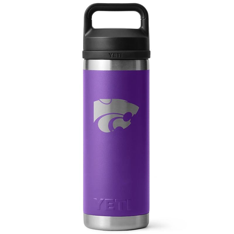 YETI Kansas State Wildcats 18oz. Rambler Chug Water Bottle