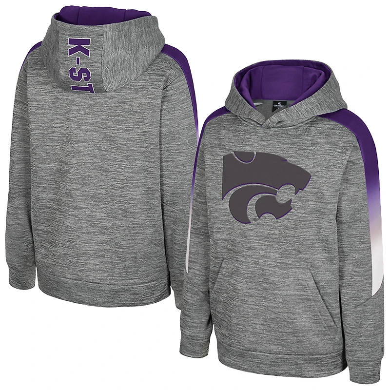 Sweat à capuche gris Youth Colosseum Kansas State Wildcats The Gang