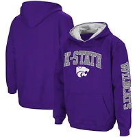 Sweat à capuche Colosseum Purple Kansas State Wildcats 2-Hit Team pour jeune