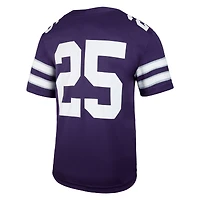 Maillot de match Nike violet n° 25 pour jeunes des Wildcats Kansas State, réplique intouchable