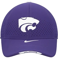 Casquette ajustable Nike Legacy91 violette pour jeunes, Kansas State Wildcats.