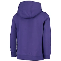 Youth Nike Purple Kansas State Wildcats Stadium Club Fleece Pullover Hoodie