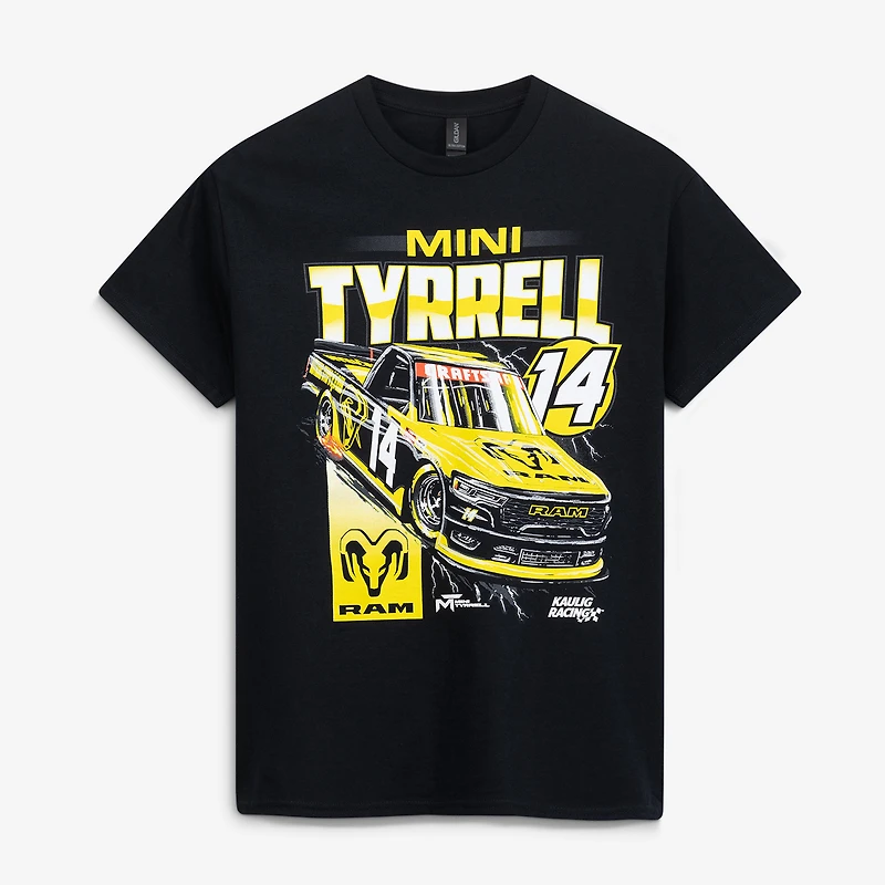 Men's Kaulig Racing x Ram Black Mini Tyrell T-Shirt