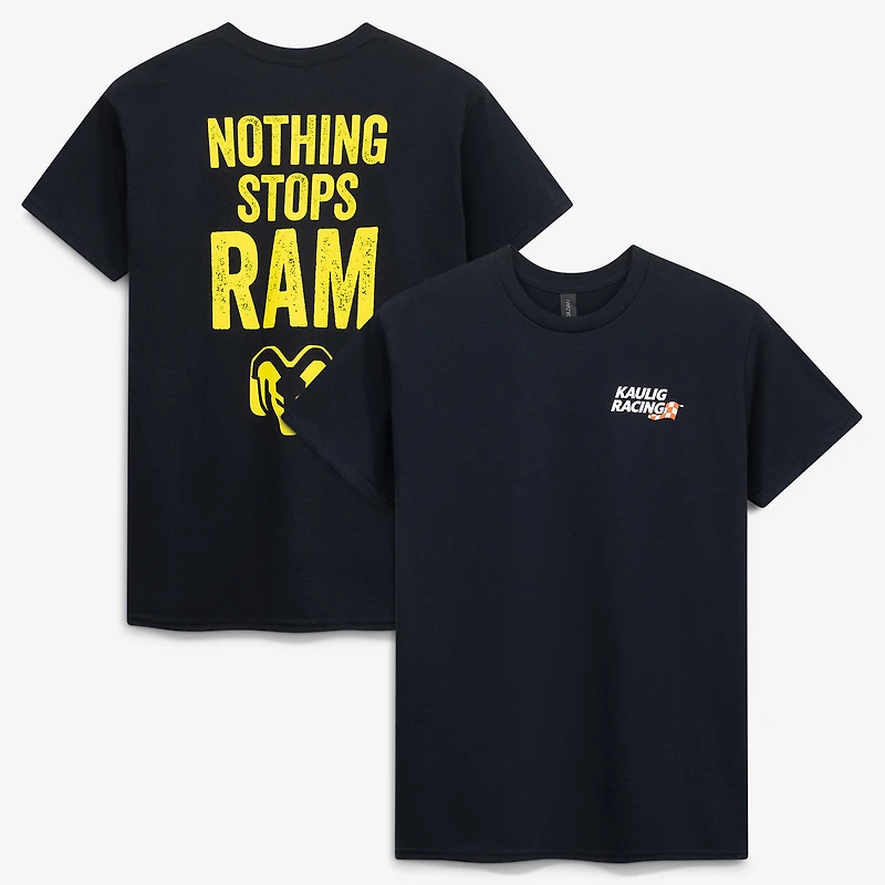 Men's Kaulig Racing x Ram  Black Nothing Stops T-Shirt