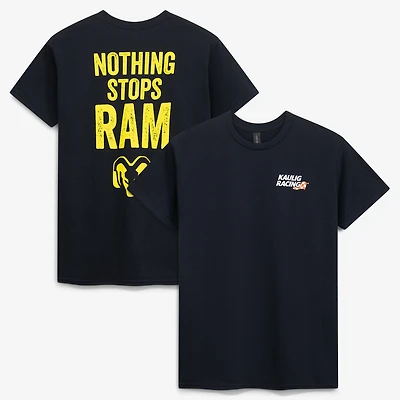 T-shirt homme Kaulig Racing x Ram noir « Rien n'arrête »