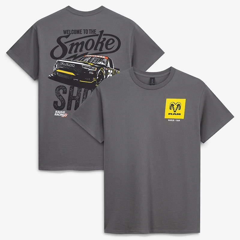 T-shirt homme Kaulig Racing x Ram Gray Tony Stewart #25 Smoke Show