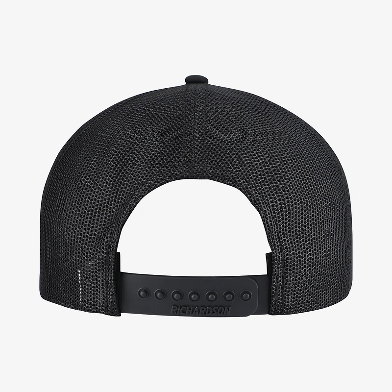 Casquette trucker unisexe Kaulig Racing x Ram à patch en caoutchouc noir ajustable