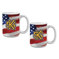 Kennesaw State Owls  Two-Pack 15oz. Americana Mug Set