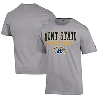 T-shirt de basket-ball gris pour homme avec logo emblématique des Golden Flashes Kent State