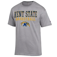 T-shirt de basket-ball gris pour homme avec logo emblématique des Golden Flashes Kent State