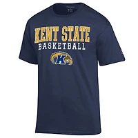 Men's Champion  Navy Kent State Golden Flashes Icon Logo Basketball Jersey T-Shirt