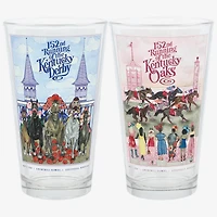 152nd Kentucky Derby Derby & Oaks 16oz. Pint Glass 2-Pack Boxed Gift Set