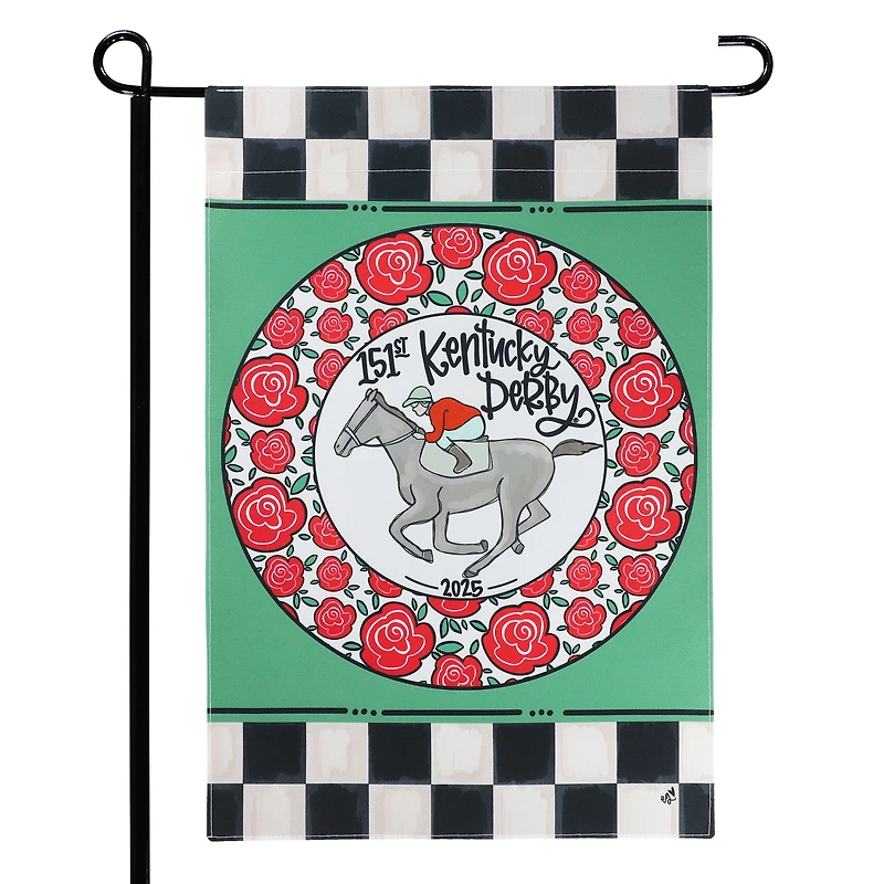 Drapeau de course hippique 151e Kentucky Derby 12" x 18"