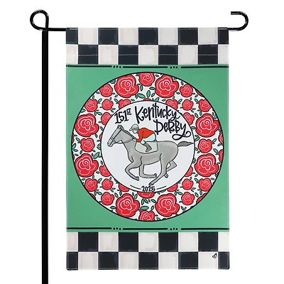 151st Kentucky Derby 12" x 18" Race Horse Flag