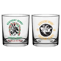 152nd Kentucky Derby Throwback Two-Piece 10oz. Rocks Glass Set