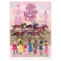 152nd Kentucky Oaks Art of the Derby 20" x 30" Standard Poster with Tube