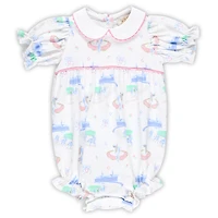 Body à bulles Britt Kentucky Derby blanc pour nouveau-né et nourrisson fille