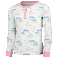 Ensemble pyjama blanc Kentucky Derby Sara Jane's Sweet Dream pour filles
