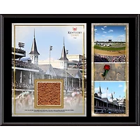 Kentucky Derby 12" x 15" Sublimated Plaque with Race-Used Dirt