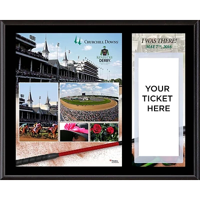 Kentucky Derby 142 12" x 15" Sublimated I Was There Ticket Plaque
