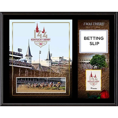Kentucky Derby 144 12" x 15" Sublimated "I Was There" Betting Slip Plaque