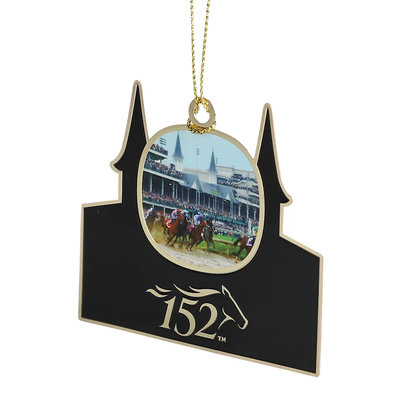 Kentucky Derby 152nd 1st Turn Etched Ornament