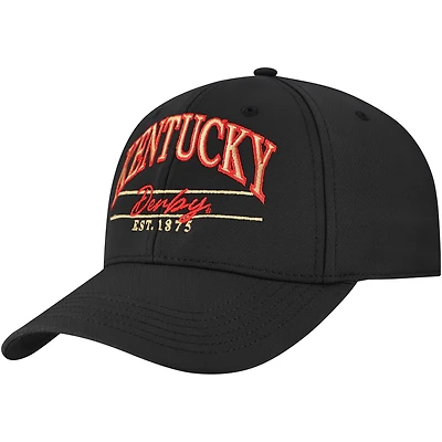 Men's Ahead  Black Kentucky Derby Stratus Adjustable Hat