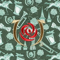 Men's Smith & Quinn  Dark Green Kentucky Derby Teddy Performance Polo