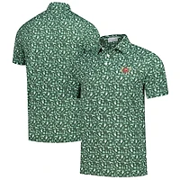 Men's Smith & Quinn  Dark Green Kentucky Derby Teddy Performance Polo