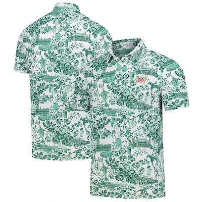 Men's Smith & Quinn White Kentucky Derby Teddy Performance Polo