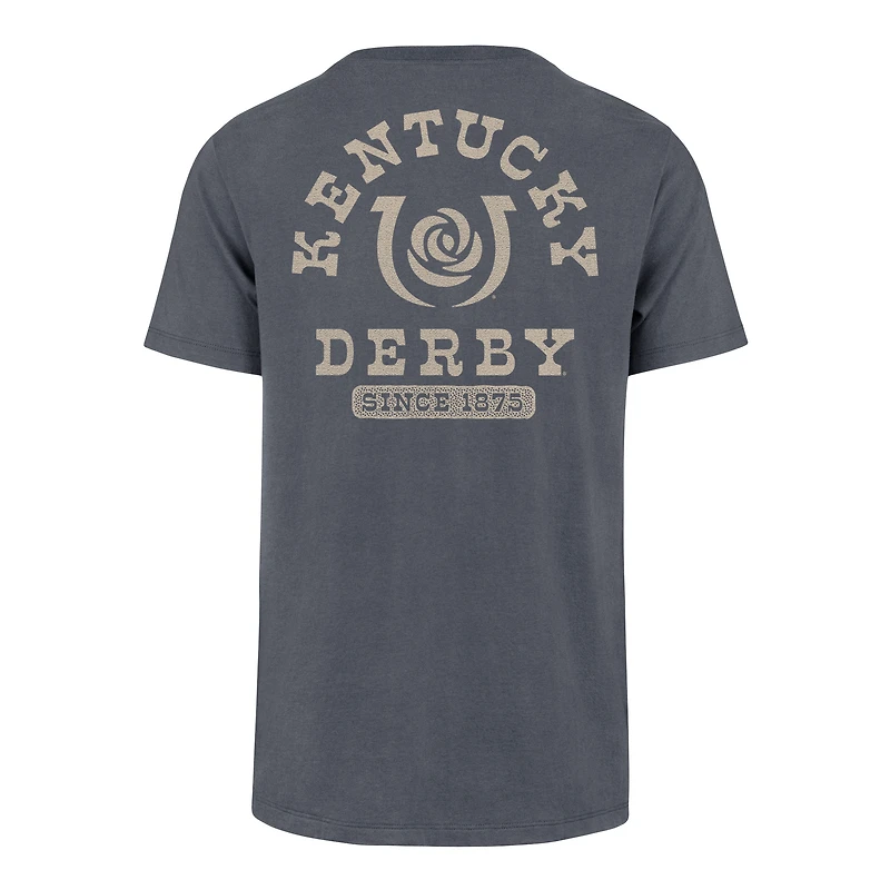 T-shirt '47 Charcoal Kentucky Derby Back Canyon Franklin pour hommes
