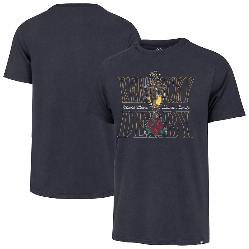 T-shirt Franklin bleu marine 151 pour homme, trophée du Kentucky Derby, 1947
