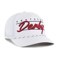 Men's '47 White Kentucky Derby Condor Rope Hitch Adjustable Hat