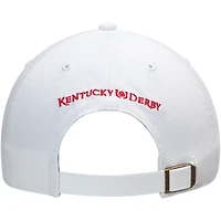 '47 White Kentucky Derby Rose Logo Clean Up Casquette réglable pour homme
