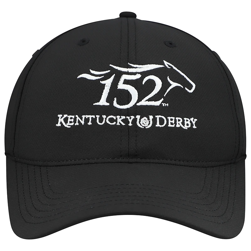 Men's Ahead Black 152nd Kentucky Derby Frio Performance Adjustable Hat