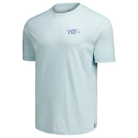 Men's  Ahead Light Blue 152nd Kentucky Derby Jockey Silks Tri-Blend T-Shirt