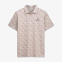 Polo Barstool Golf crème imprimé Kentucky Derby Roses pour homme