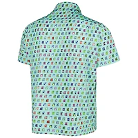 Chemise Homme Kentucky Derby Jockey EcoTec Boutonnée Verte