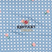 Polo Kentucky Derby bleu à carreaux vichy en piqué pour homme de Puma