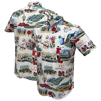 Chemise boutonnée blanche Reyn Spooner pour homme, 152e édition du Kentucky Derby