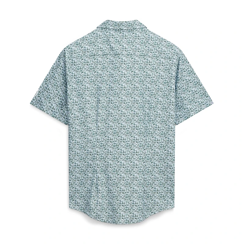 Men's Smith & Quinn Green Kentucky Derby Boatyard Button Down Shirt