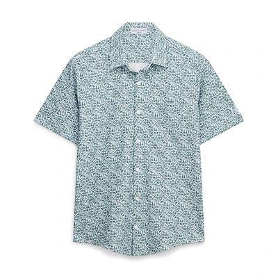 Chemise boutonnée Smith & Quinn verte Kentucky Derby Boatyard pour homme