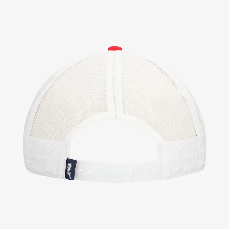 Casquette trucker ajustable Vineyard Vines crème/rouge 152e anniversaire du Kentucky Derby Roses